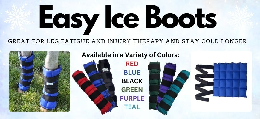 Easy Ice Boots, for your horse, stay colder than any Ice boots on the market, Free Shipping!