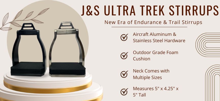J&S Ultra Aluminum Trail Stirrups Save  and Free Shipping