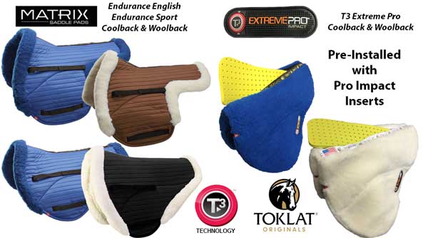 Toklat Matrix T3 saddle pads for sale