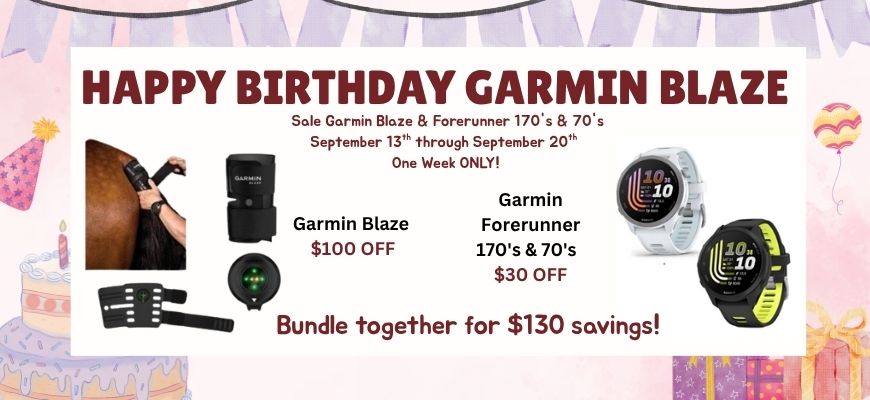 Save 100 on the Garmin Blaze Wellness Heart Rate Monitor system